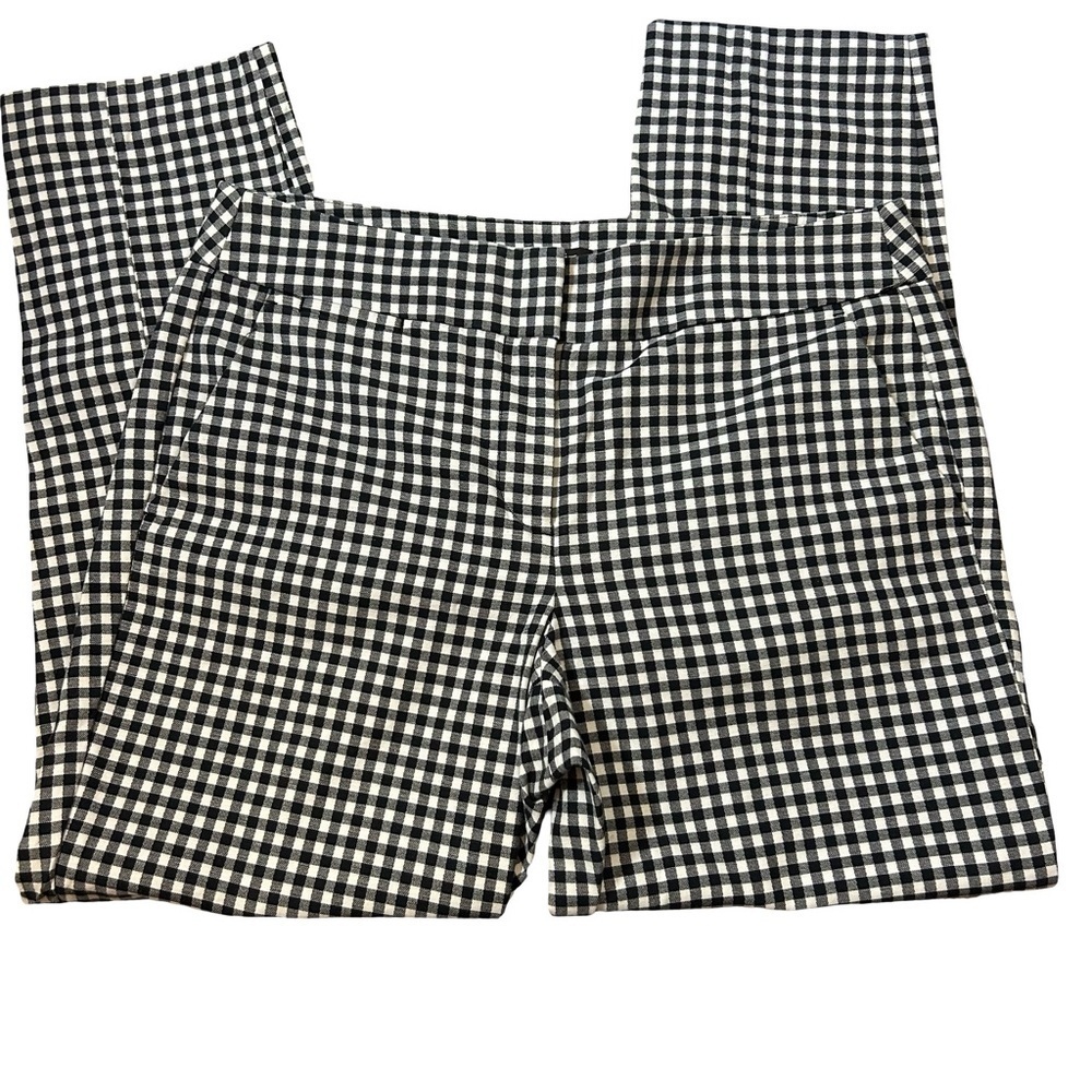 LOFT Julie Black & White Gingham Dress Pants | Size 8 🖤🤍
